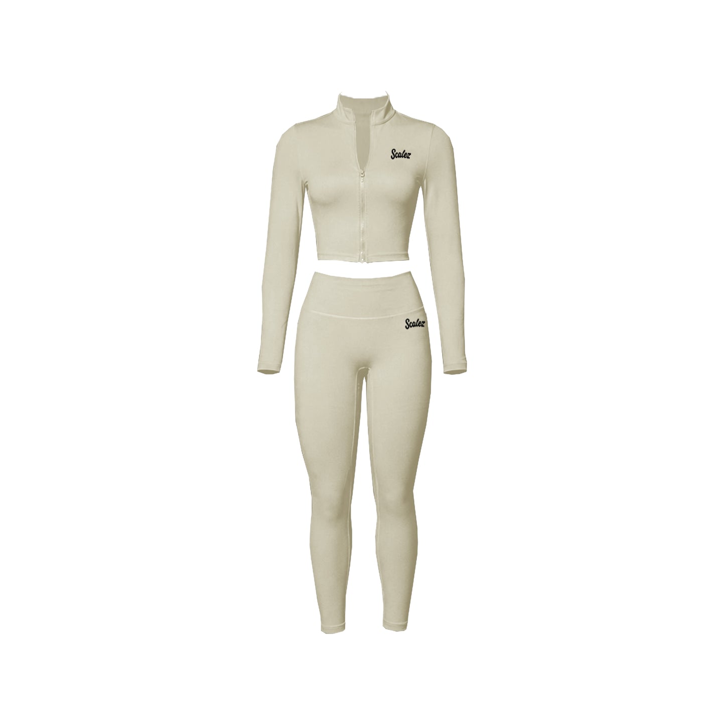 Scalez Cream Zip Up