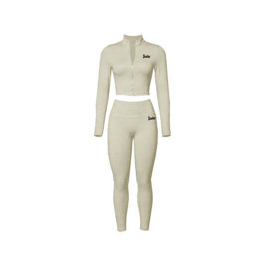 Scalez Cream Zip Up