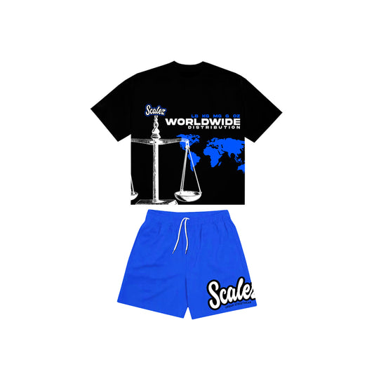 WRLDWIDE BLK/BLUE Set