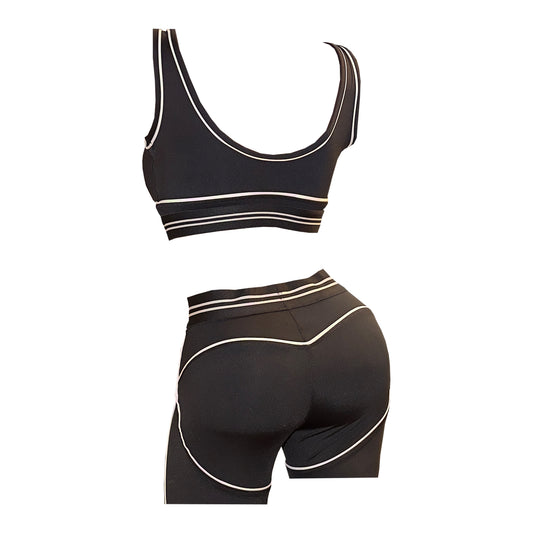 B$C Black Yoga Set