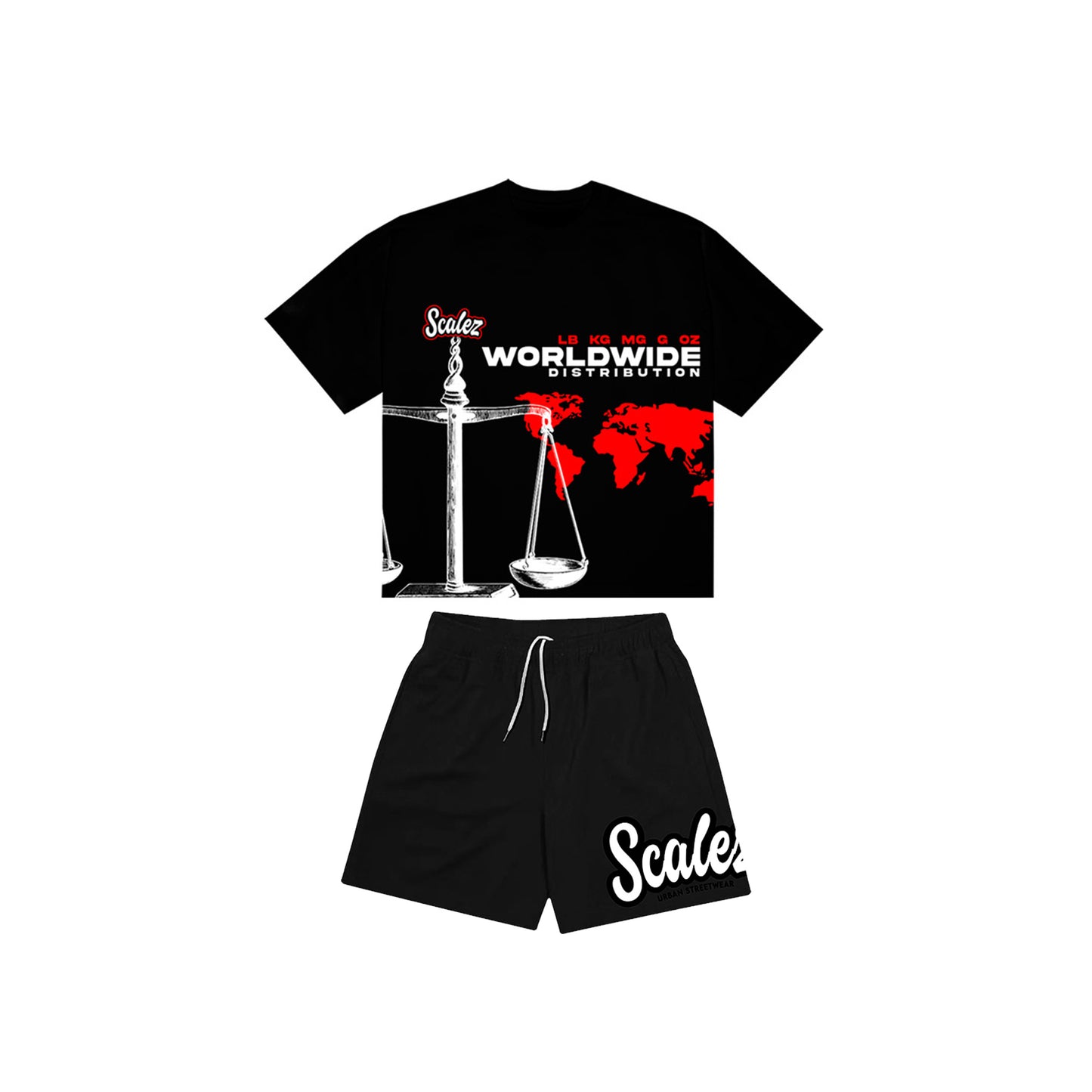 WRLDWIDE BLK/RED Set