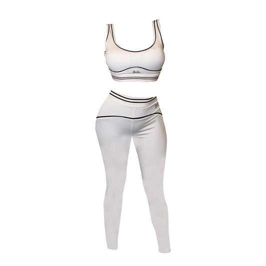 B$C White Yoga Set