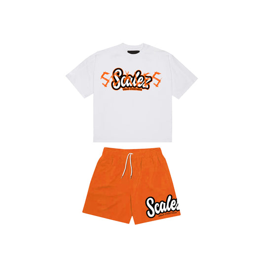 Scribble WHT/ORG Set