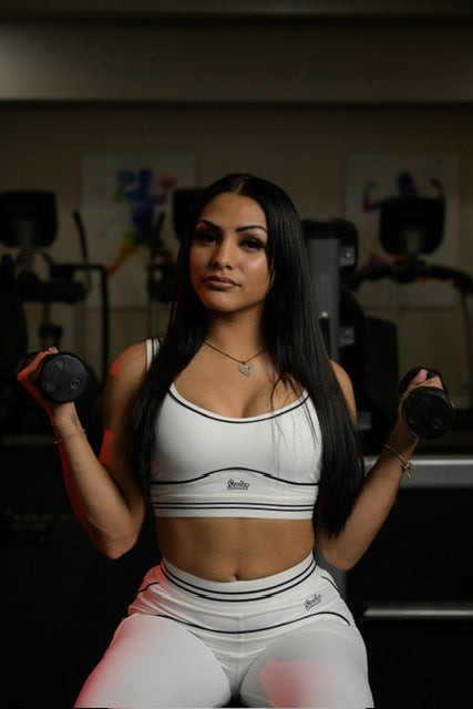 B$C White Yoga Set