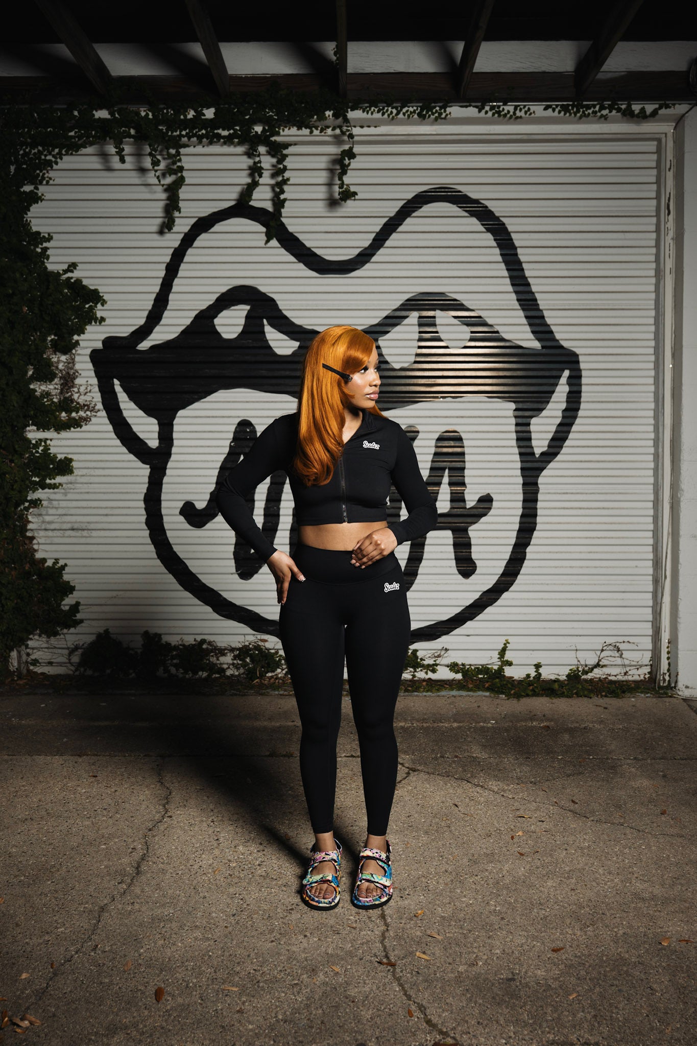 Scalez Black Zip Up